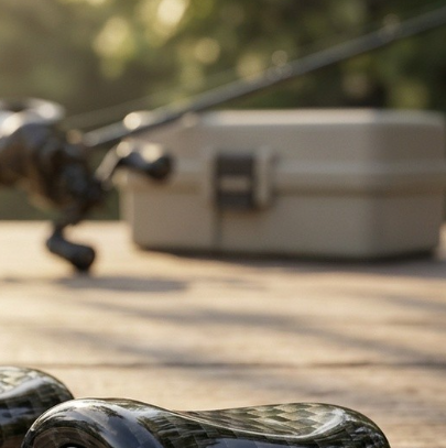 ลูกบิดมือจับรอกตกปลา ABS ลายคา - Fishing Rod Carbon Fiber บทวิจารณ์และราคา