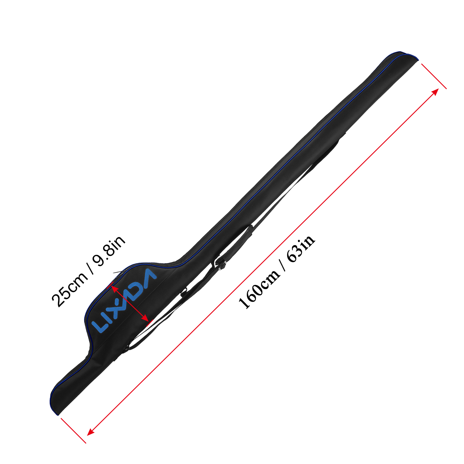 Lixada 63 ''กระเป๋าเสาตกปลาแบบ - Fishing Rod Case บทวิจารณ์และราคา